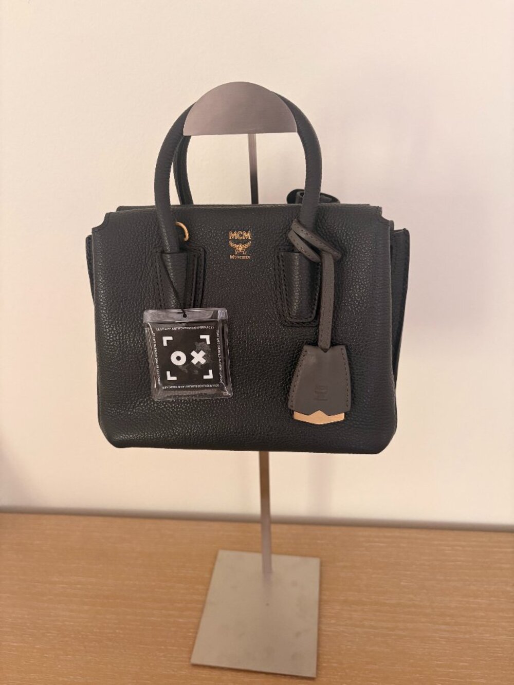 MCM Milla Mini Grained Leather Shoulder Bag